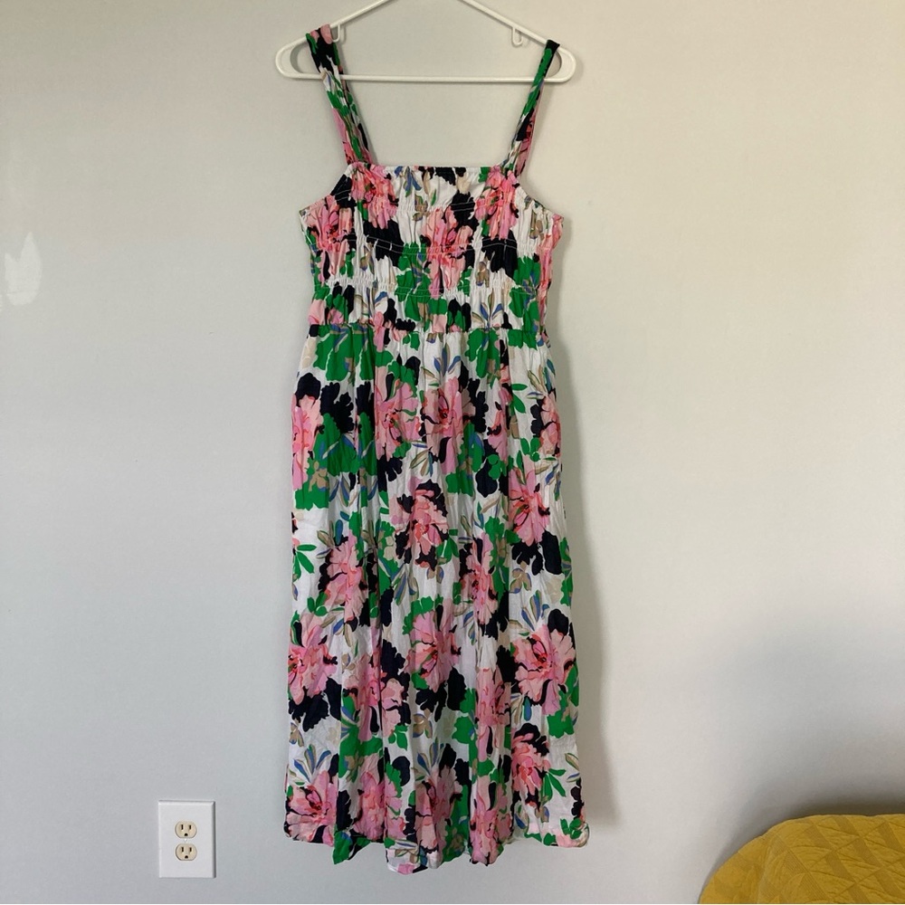 Tommy Hilfiger Floral Midi Sundress w/ Pockets